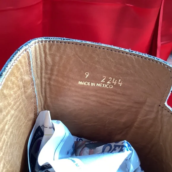 BED STU Black Leather Rivet High Boots - Picture 9 of 11